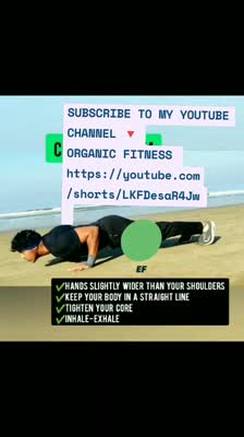 SUBSCRIBE TO MY YOUTUBE CHANNEL 🔻
ORGANIC FITNESS https://youtube.com/shorts/LKFDesaR4Jw


